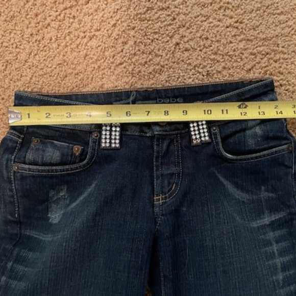 Bebe Rhinestone Crystal jeans - Picture 13 of 16